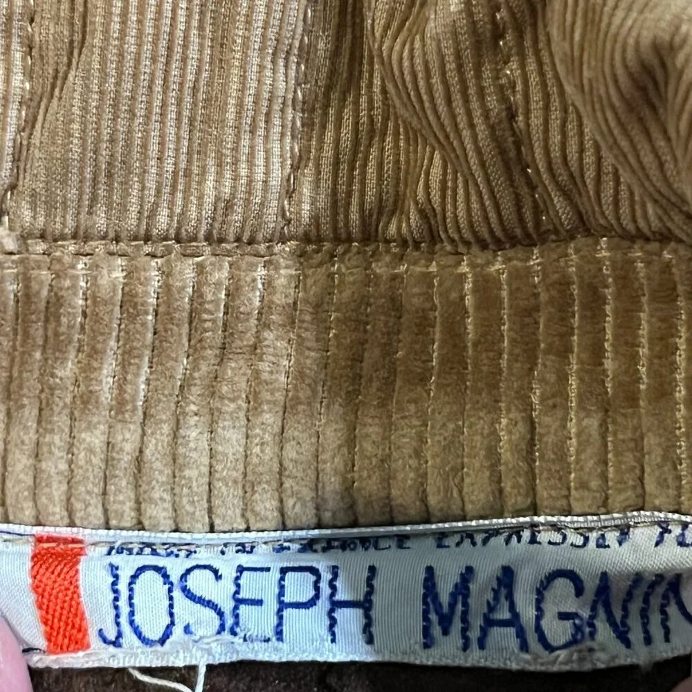 VINTAGE MENS JOSEPH MAGNIN MALACD PACEL Made in France CORDUROY BARN JACKET US38
